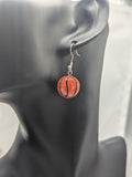 Basketball sports earrings, basketball player gifts, basketball themed jewellery, basketball coach gifts, sports lover jewellery,