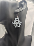 Ghost spooky earrings, ghost jewellery, novelty fun ghost themed jewellery, Halloween earrings, Halloween party accessories, cute ghost gift