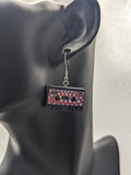 Music cassette tape earrings, music lover themed jewellery, novelty fun secret Santa gifts, gifts for musicians, music inspired gifts,