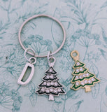 Christmas tree keychain, Christmas bag accessories, festive fun keychain, secret Santa gifts, novelty Christmas presents,