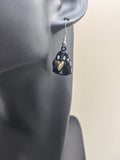 Heart ghost earrings, ghost themed jewellery, paranormal investigator gifts, ghost inspired gifts, novelty ghost gifts, Halloween earrings