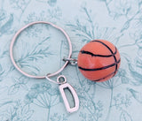 Basketball keychain, basketball lover gifts, basketball player gifts, basketball mom gifts, kawaii keychain, sports keychain, gift for coach