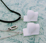 Fun novelty toilet necklace, gifts for a cleaner, toilet quirky jewellery, fun secret Santa gifts, fun jewellery accessories, cleaner gifts