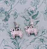 Ram sheep earrings, cute sheep jewellery, sheep lover gifts, sheep themed accessories, farm animal lovers, sheep farmer gifts, sheep gifts
