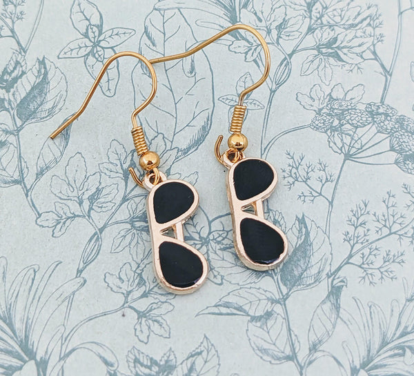 Cool sunglass earrings, secret Santa gifts, stocking fillers, beach accessories, alternative jewellery, beach earrings, summer earrings,