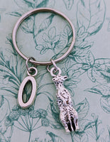 Cute meerkat keychain, meerkat animal keyring, gifts for meerkat lovers, meerkat gift accessories, zoologist gifts, gifts for vet graduate,