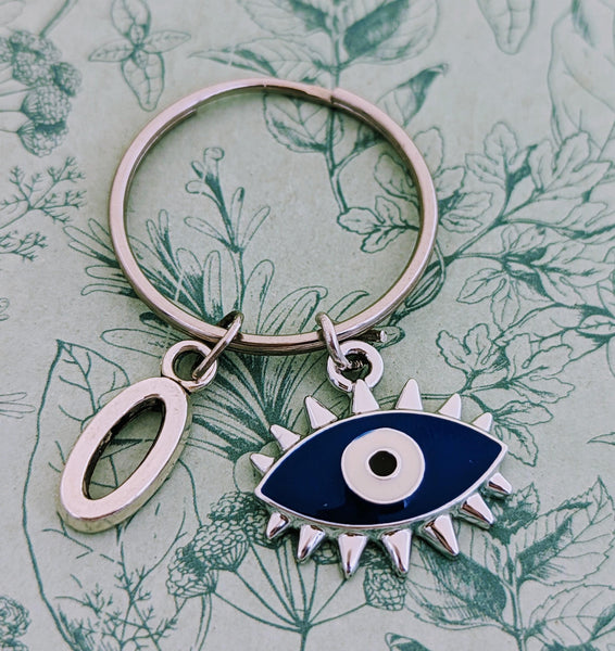 Blue protection evil eye keychain, protection evil eye Keyring, evil eye charm, evil eye accessories, Turkish inspired gifts, secret Santa