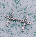 Historical Egyptian charm earrings, gifts for history lovers, history teacher gifts, national history, historian lover gifts, Egyptian gifts