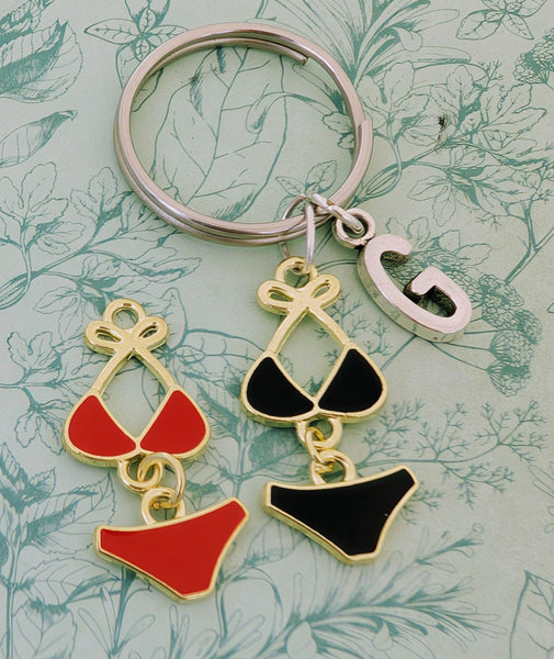 Bikini keychain, air hostess gifts, traveller gifts, swimming lover gifts, swimming teacher, summer inspired, gifts for model, secret Santa