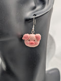 Cute pig earrings, pink pig jewellery, pig lover gifts, pig farmer gifts, pig mom gifts, pig themed, farmers wife gifts, vet graduate gifts