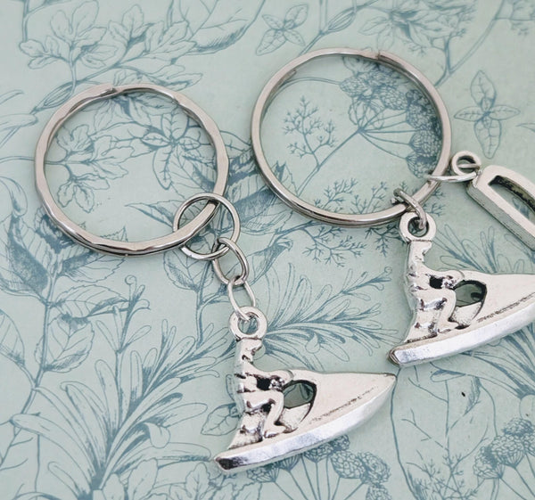 Jet ski keyring, sports lover gifts, sports themed, water sports lovers, jet ski lovers, jet ski accessories, sports accessories, jet ski