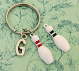 Ten pin bowling keyring, ten pin bowling lovers, bowling team gifts, sports keyring, sports lover gifts, ten pin bowling gifts,