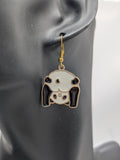Cute panda earrings, cute panda jewellery, panda lover gifts, panda accessories, bear lover gifts, panda charm, zoo lovers, zoologist gifts,