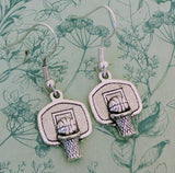 Basketball player earrings, basketball player gifts, basketball mom gifts, basketball coach gifts, sports lover gifts, sports coach gifts