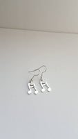 Music note earrings, music jewellery, music lover gifts, songwriter gifts, gift for musicians, musician jewellery,music graduation gifts,