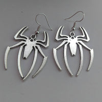 Spider earrings, spider jewelry, Halloween earrings, Halloween jewelry, gothic earrings, gothic jewelry, emo earrings, tarantula earrings