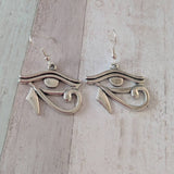 Eye of Horus earrings, Egyptian earrings, symbolic earrings, charm earrings, pagan earrings, Wicca earrings, pagan jewellery, gifts for her