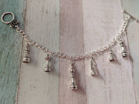 Chess game charm bracelet