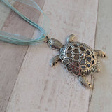 Turtle pendant necklace, turtle themed, statement necklace, tortoise gifts, tortoise owner gifts, reptile necklace, big jewelry, bff gifts