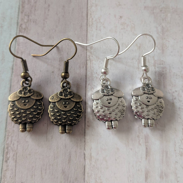 Sheep earrings,