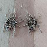 Spider earrings, tarantula earrings, spider jewellery, Halloween earrings, gifts for spider lovers, gothic earrings, Halloween jewelry,