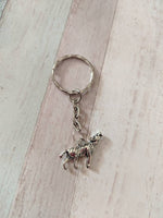 Wolf keyring, pagan keyring, wolf gifts, wolf jewellery, animal keyring, gifts for her, pagan gifts, gifts for friends, gothic keyrings,