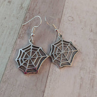 Spider web earrings,