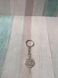 Quote keyring, fandom jewelry, gifts for her, inspiration keychain, shoe keyring, encouragement gift, girl keyring, inspiring gifts,