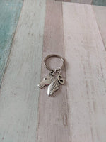 Personalised horse keyring,