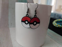 Gamer earrings, gamer jewelry, gamer lover gifts, gamer geek gifts, video game lovers, gifts for video players, animation earrings,