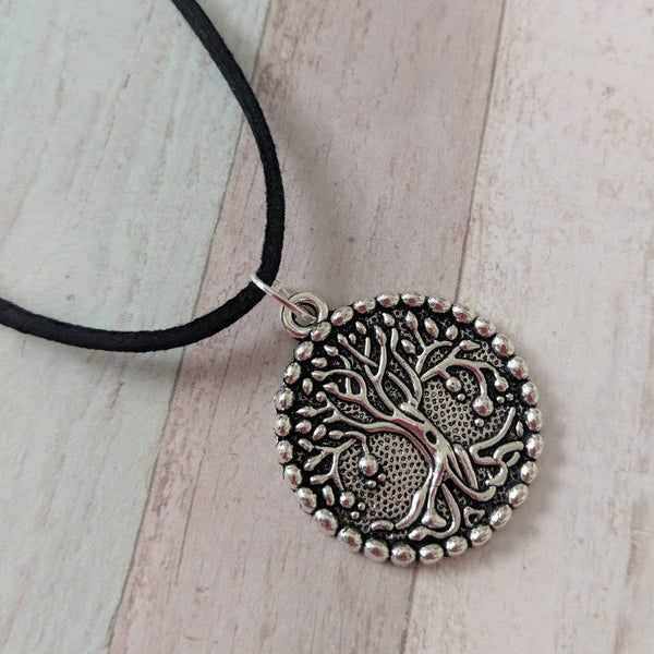 Tree of life necklace, tree of life jewelry, family tree necklace, spiritual necklace, charm necklace, gifts for her, new beginnings jewelry