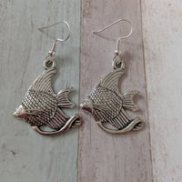 Fish earrings, fish jewellery, nautical earrings, nautical themed, fish themed, marine biologist gifts, pet shop owner, fish lover gifts,