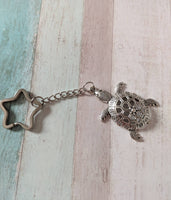 Turtle keyring, turtle jewellery, nautical keyring, beach keyring, gifts for her, sister gifts, birthday gifts, friend gifts, teen gifts,