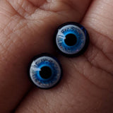 Evil eye earrings, evil eye jewelry, Turkish earrings, novelty earrings, resin studs, gifts for her, geek earrings, fandom jewelry