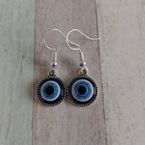 Evil eye earrings, evil eye jewelry, gifts for her, Turkish jewelry, casual earrings, blue earrings, bff gifts, birthday gifts, novelty gift