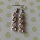 DNA earrings, science gift, nurse gift, geek earrings, genetics gift, doctor earrings, doctor gift, biology earrings, biology gifts