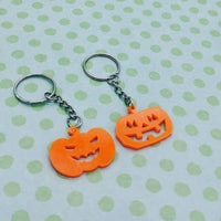 Pumpkin keyring, pumpkin gifts, gothic keychain, gothic gifts, Halloween keyring, gothic accessories, fun gift, pumpkin keychain, bff gift