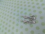 Cat earrings, retro earrings, cat jewellery, animal earrings, animal jewellery, gifts for her, cat lover gifts, charm earrings, kitten gifts