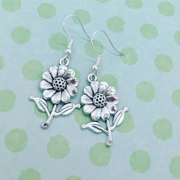 Flower earrings, flower jewelry, flower lover gifts, gifts for her, stocking fillers, bridesmaid gift, gardener gifts, charm earrings