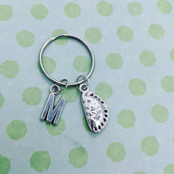 Cornish pasty keyring, pasty gifts, food keyring, food gifts, baking gift, baker gift, Cornish keyring, Cornish gifts, sister gifts,