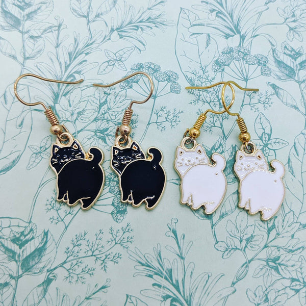 Cat earrings, cat jewellery, kitten earrings, sister gifts, cat lover gifts, bff gifts, animal earrings, animal jewelry, gifts for her,