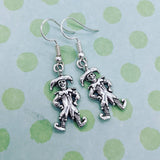 Clown earrings, jester earrings,