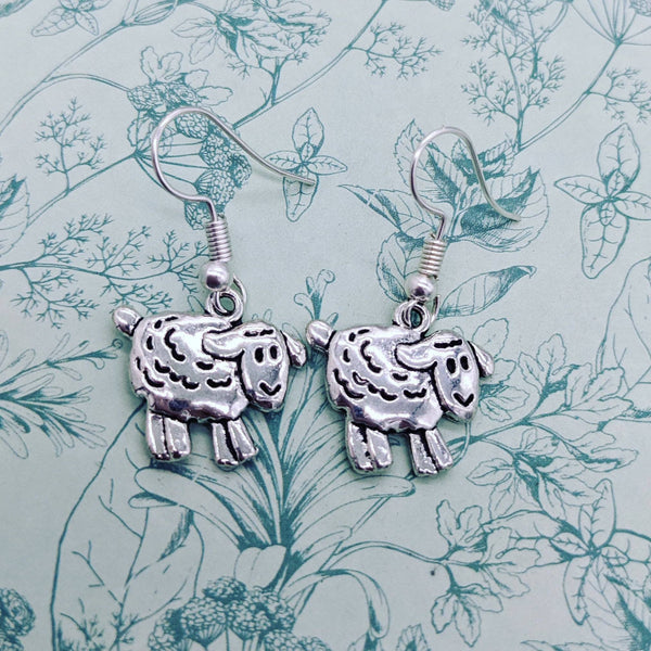 Sheep earrings,