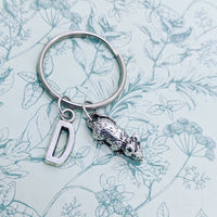 Rat keyring personalised,