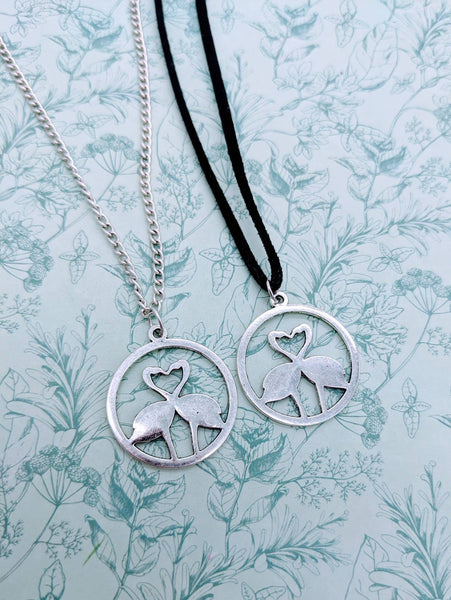 Flamingo necklace, flamingo jewelry, flamingo gifts, statement necklace, bff gifts, sister gifts, bird necklace, bird jewelry, gift ideas,