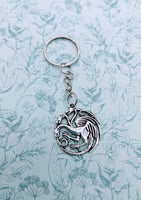 Dragon keyring, dragon keychain, dragon lover gifts, geek gifts, geek keychain, fantasy gifts, geeky gifts, medieval gifts, bff gifts,