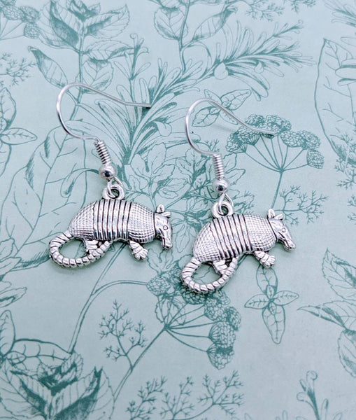 Armadillo earrings,