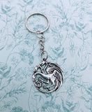 Dragon keyring, dragon keychain, dragon lover gifts, geek gifts, geek keychain, fantasy gifts, geeky gifts, medieval gifts, bff gifts,