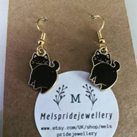 Cat earrings, cat jewellery, kitten earrings, sister gifts, cat lover gifts, bff gifts, animal earrings, animal jewelry, gifts for her,