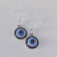 Evil eye earrings, evil eye jewelry, gifts for her, Turkish jewelry, casual earrings, blue earrings, bff gifts, birthday gifts, novelty gift